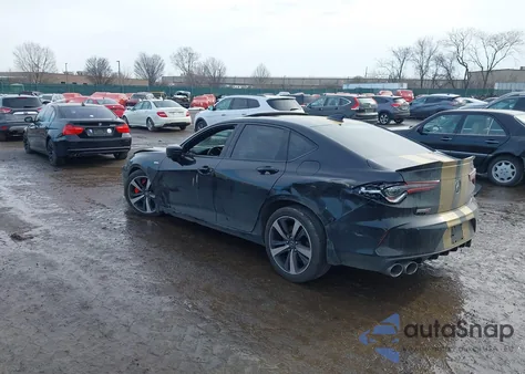 2021 Acura Tlx Type S из США, поврежденный, VIN 19UUB7F07MA000722